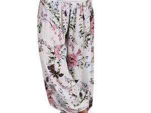 Floral Print Bohemian Style Palazzo Pants