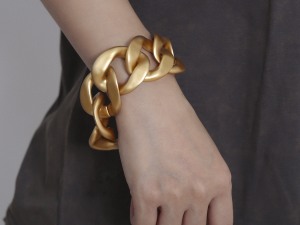 Bold Chunky Gold-Tone Link Bracelet