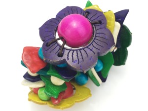 Colorful Handcrafted Bohemian Flower Charm Bracelet