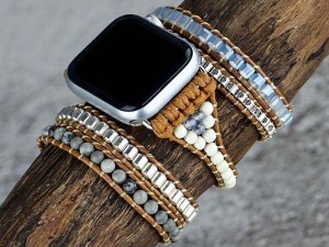 Bohemian Style Beaded Smartwatch Band and Bracelet Set